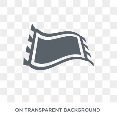 Kilim simgesi. Kilim Mobilya ve ev koleksiyonu kavram tasarlayın. Basit öğe vektör çizim şeffaf arka plan üzerinde.