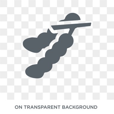 Demirhindi simgesi. Demirhindi tasarım konsepti meyve ve sebze koleksiyonundan. Basit öğe vektör çizim şeffaf arka plan üzerinde.