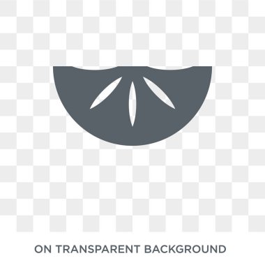 Meyve simgesi. Meyve ve sebze koleksiyonundan meyve tasarım konsepti. Saydam arka planda basit eleman vektör çizimi.