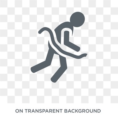 hazır insan kutsal kişilerin resmi. Trendy düz vektör duygular koleksiyonundan şeffaf arka plan hazır insan simgesi. Yüksek kaliteli hazır insan simge kullanımı web ve mobil için dolu