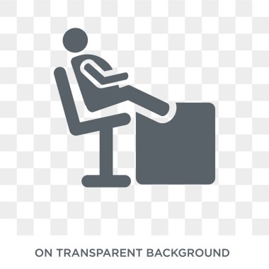 irritated human icon. Trendy flat vector irritated human icon on transparent background from Feelings collection. High quality filled irritated human symbol use for web and mobile