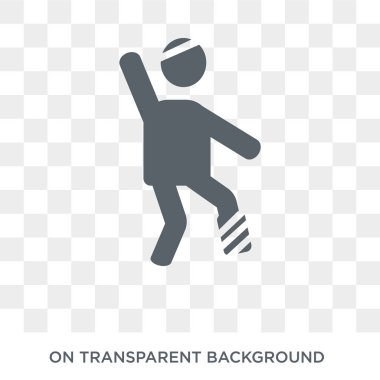 insan zarar. Trendy düz vektör insan duyguları koleksiyonundan şeffaf arka plan simgesine zarar. Yüksek kalite zarar insan simge kullanımı web ve mobil için dolu