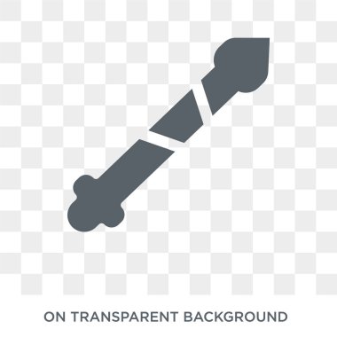 Mızrak simgesi. Peri masalı koleksiyonundan şeffaf arka plan trendy düz vektör mızrak simgesi. Yüksek kaliteli mızrak simge kullanımı web ve mobil için dolu