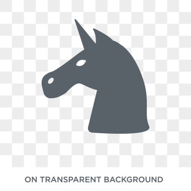 efsane simgesi. Peri masalı koleksiyonundan şeffaf arka plan trendy düz vektör efsane simgesi. Yüksek kaliteli dolu efsane simge kullanımı için web ve hareket eden