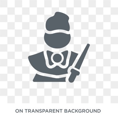 iyilik perisi simgesi. Trendy düz vektör masal koleksiyonundan şeffaf arka plan üstünde kutsal kişilerin resmi koruyucu anne. Yüksek kaliteli dolu iyilik perisi simge kullanımı için web ve hareket eden