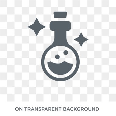 Peri masalı simgesi. Trendy düz vektör masal masal koleksiyonundan şeffaf arka plan simgesi. Yüksek kaliteli dolu masal simge kullanımı için web ve hareket eden