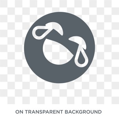 Emoji simgesi gülüyor. Emoji tasarım konsepti Emoji koleksiyonundan gülüyor. Basit öğe vektör çizim şeffaf arka plan üzerinde.