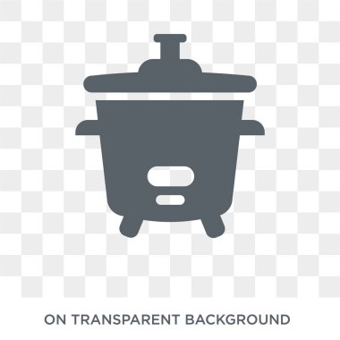 rotisserie simgesi. Elektronik cihazlar koleksiyonundan şeffaf arka plan üzerinde trendy düz vektör rotisserie simgesi. Web ve mobil cihazlar için yüksek kaliteli dolgulu rotisserie sembolü kullanımı