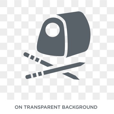 elektrikli kalem bileyici simgesi. Elektronik cihazlar koleksiyonundan şeffaf arka plan üzerinde Trendy düz vektör elektrikli kalem bileyici simgesi. Yüksek kaliteli dolu elektrikli kalem bileyici sembol kullanımı