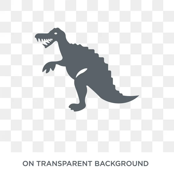 Dinozor Simgesi Dinozor Tasarım Konsepti Koleksiyonundan Basit Öğe Vektör Çizim — Stok Vektör