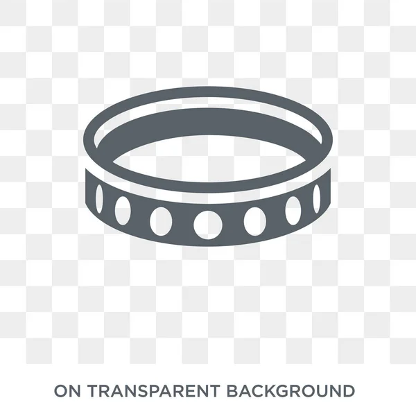 Armband Symbol Trendiges Flaches Vektorarmband Symbol Auf Transparentem Hintergrund Aus — Stockvektor