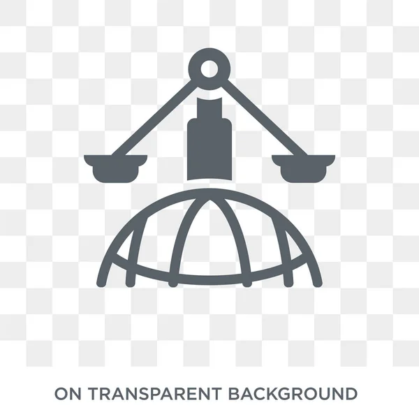 Völkerrechtsikone Trendige Flache Vektor Völkerrecht Ikone Auf Transparentem Hintergrund Aus — Stockvektor