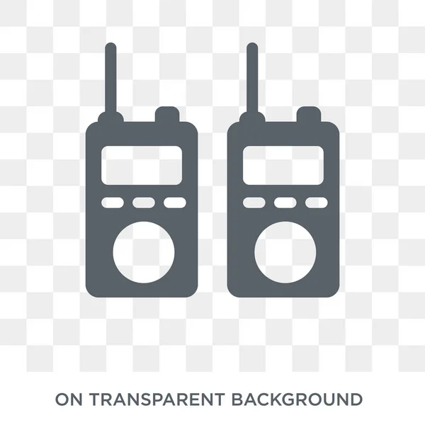 Icona Radio Bidirezionale Concetto Progettazione Radio Bidirezionale Dalla Collezione Army — Vettoriale Stock