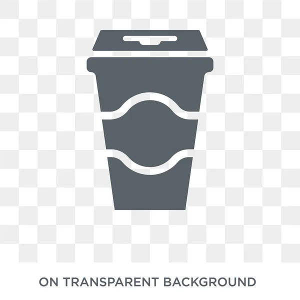 Kaffekopp Ikonen Kaffekopp Designkoncept Från Samling Enkelt Element Vektorillustration Transparent — Stock vektor