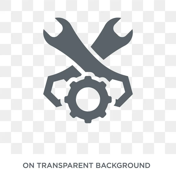 Icône Réparation Vecteur Plat Tendance Icône Réparation Sur Fond Transparent — Image vectorielle