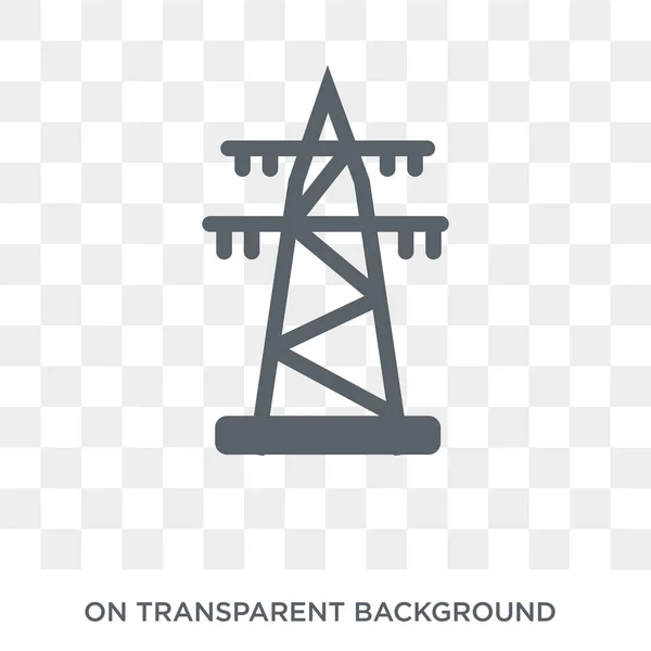 Icona Della Torre Trasmissione Concetto Design Della Torre Trasmissione Dalla — Vettoriale Stock