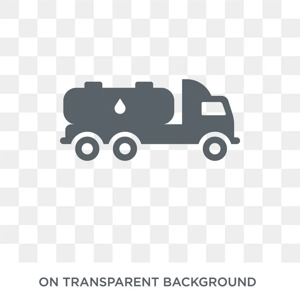 Tank Truck Icon Tank Truck Design Concept Collection Simple Element — Stock Vector