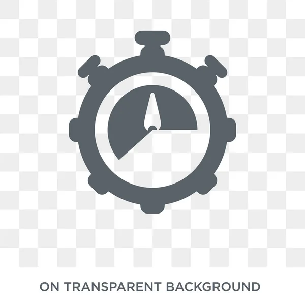 Icono Cronómetro Concepto Diseño Cronómetro Colección Time Managemnet Ilustración Simple — Vector de stock