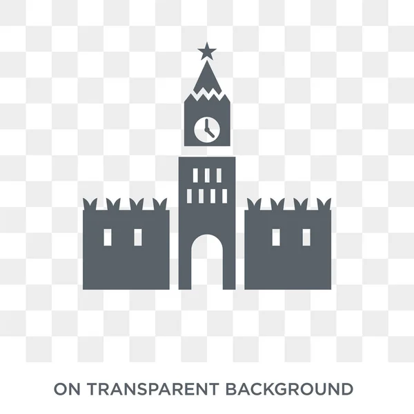 Icono Del Kremlin Icono Moderno Del Vector Plano Kremlin Sobre — Vector de stock