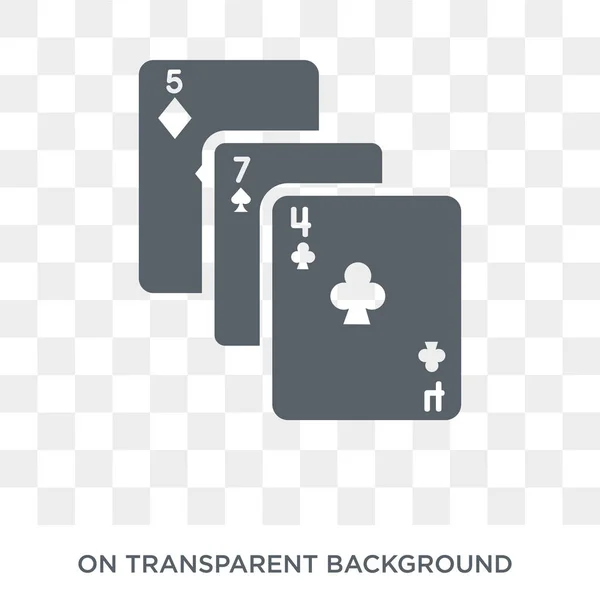 Playing Cards Icon Playing Cards Design Concept Entertainment Collection Simple — Stock Vector