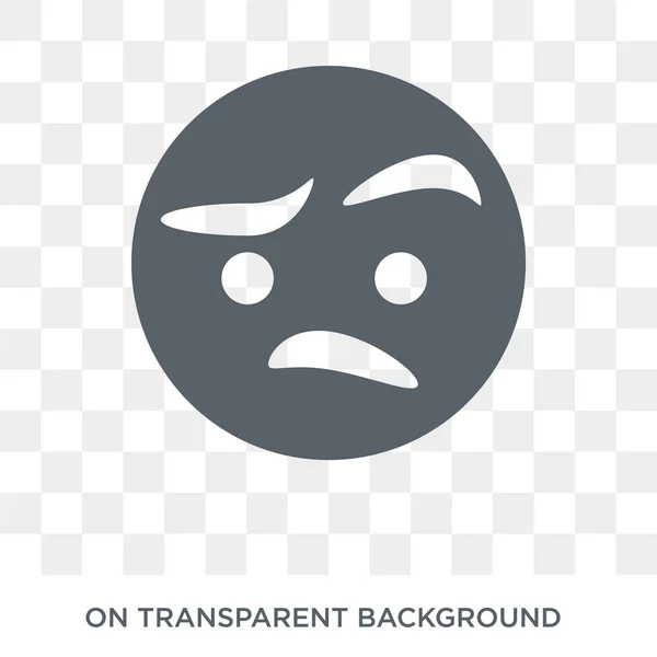 可疑的表情符号 可疑的表情符号设计概念从表情符号收集 简单的元素向量例证在透明背景 — 图库矢量图片