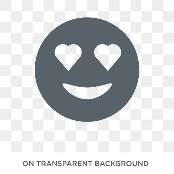 Icono Emoji Enamorado Amor Concepto Diseño Emoji Colección Emoji Ilustración — Vector de stock