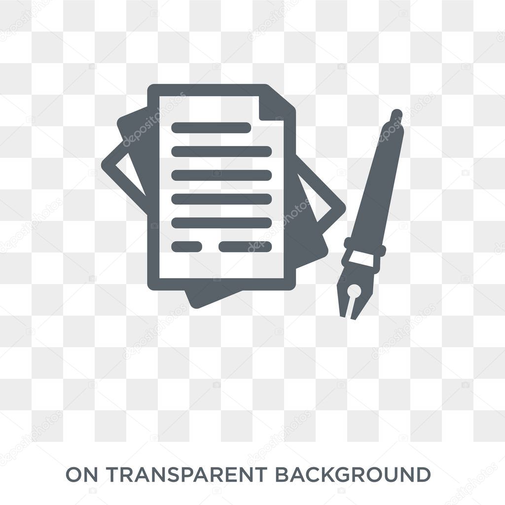 wills and trusts icon. Trendy flat vector wills and trusts icon on transparent background from law and justice collection. High quality filled wills and trusts symbol use for web and mobile