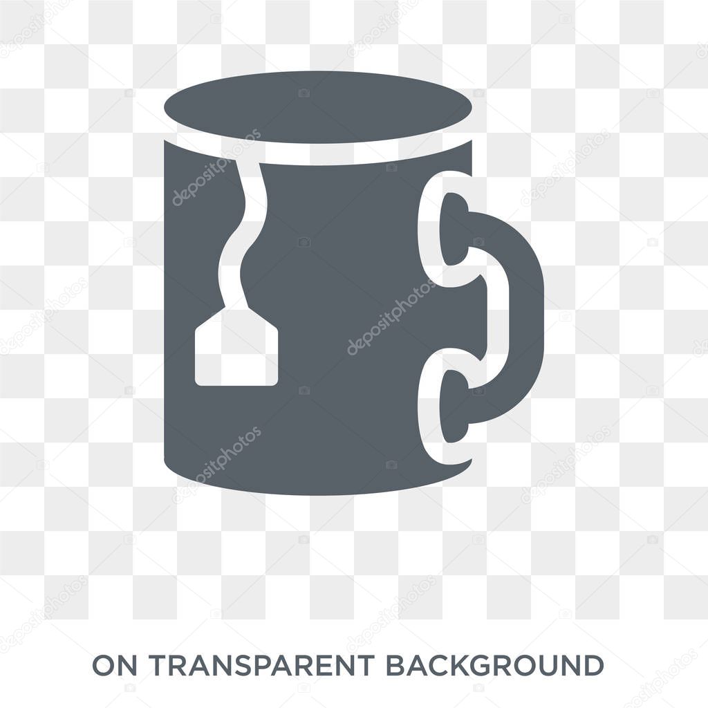 mug icon. mug design concept from Kitchen collection. Simple element vector illustration on transparent background.