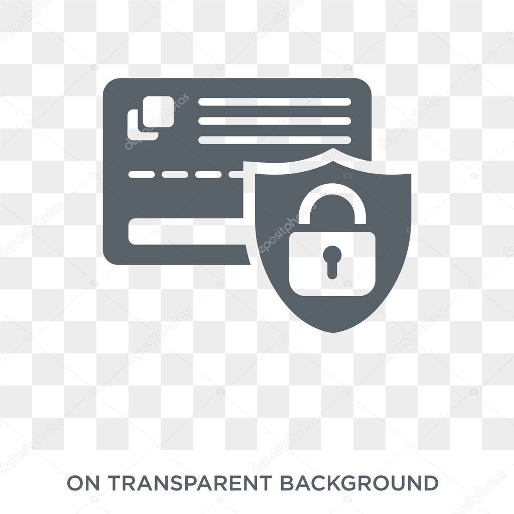 Secure Payment icon. Trendy flat vector Secure Payment icon on transparent background from Internet Security and Networking collection. High quality filled Secure Payment symbol use for web and mobile