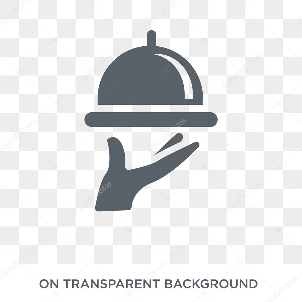 Restaurant Tray icon. restaurant Tray design concept from Restaurant collection. Simple element vector illustration on transparent background.