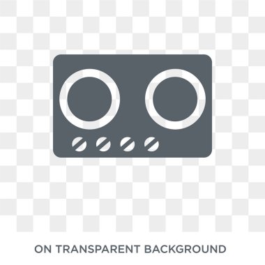 Stove icon. Stove design concept from Electronic devices collection. Simple element vector illustration on transparent background.