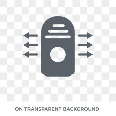 Air purifier icon. Air purifier design concept from Electronic devices collection. Simple element vector illustration on transparent background.