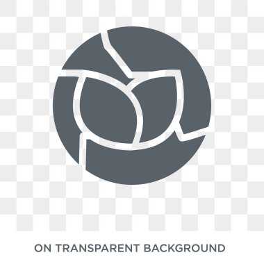 Green earth icon. Green earth design concept from Ecology collection. Simple element vector illustration on transparent background.