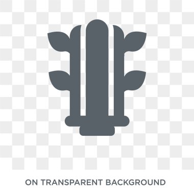 Çevre ışık kutsal kişilerin resmi. Eko hafif tasarım konsepti ekoloji koleksiyonundan. Basit öğe vektör çizim şeffaf arka plan üzerinde.