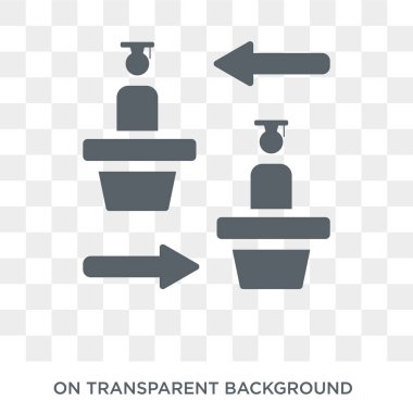 Asynchronous Öğrenme simgesi. E-öğrenme ve eğitim koleksiyonundan şeffaf arka plan üzerinde Trendy düz vektör Asynchronous Öğrenme simgesi. Web ve mobil cihazlar için yüksek kalite dolu Asynchronous Learning sembolü kullanımı