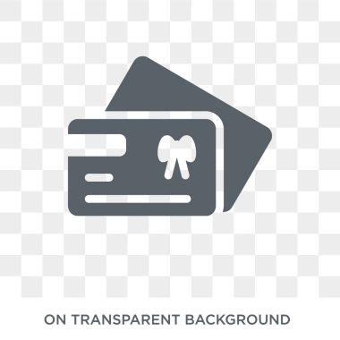 Loyalty card icon. Loyalty card design concept from Ecommerce collection. Simple element vector illustration on transparent background.