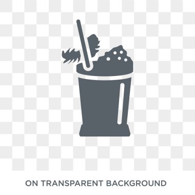 Sakinleşmek simgesi. Sakinleşmek tasarım konsepti içecekler koleksiyonundan. Basit öğe vektör çizim şeffaf arka plan üzerinde.