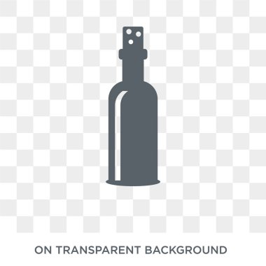 İçki simgesi. İçki tasarım konsepti içecekler koleksiyonundan. Basit öğe vektör çizim şeffaf arka plan üzerinde.