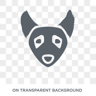 Mudi köpek simgesi. Trendy düz vektör Mudi köpek köpekler koleksiyonundan şeffaf arka plan simgesi. Yüksek kaliteli Mudi köpek simge kullanımı web ve mobil için dolu