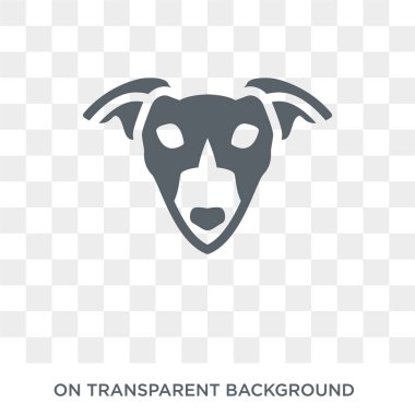Italian Greyhound dog icon. Trendy flat vector Italian Greyhound dog icon on transparent background from dogs collection. High quality filled Italian Greyhound dog symbol use for web and mobile