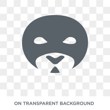 Mühür simgesi. Trendy düz vektör hayvanlar koleksiyonundan şeffaf arka plan üstünde kutsal kişilerin resmi mühür. Yüksek kalite mühür simge kullanımı web ve mobil için dolu