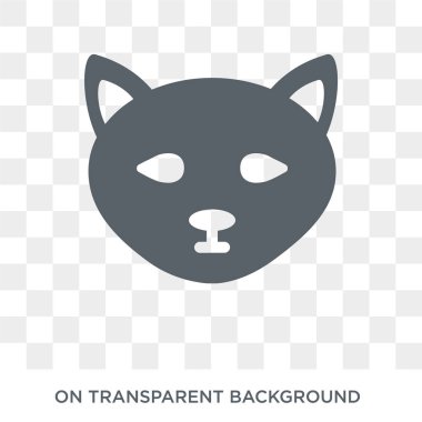 yavru kedi simgesi. Trendy düz vektör hayvanlar koleksiyonundan şeffaf arka plan üstünde kutsal kişilerin resmi yavru kedi. Yüksek kaliteli dolu yavru kedi simge kullanımı için web ve hareket eden