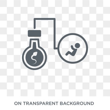 Kısırlık simgesi. Trendy düz vektör hastalıkları koleksiyonundan şeffaf arka plan üstünde kutsal kişilerin resmi kısırlık. Kısırlık simge kullanımı web ve mobil için yüksek kaliteli dolu