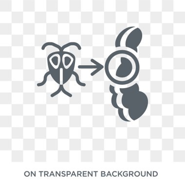 Giardiasis icon. Trendy flat vector Giardiasis icon on transparent background from Diseases   collection. High quality filled Giardiasis symbol use for web and mobile