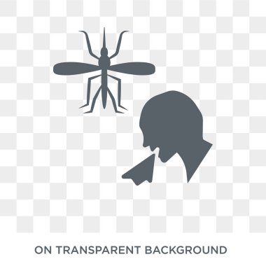 Yellow fever icon. Trendy flat vector Yellow fever icon on transparent background from Diseases collection. High quality filled Yellow fever symbol use for web and mobile