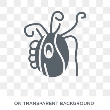 Trichomonas Enfeksiyon (Trichomoniasis) simgesi. Trendy düz vektör Trichomonas Enfeksiyon (Trichomoniasis) hastalıklar koleksiyonundan şeffaf arka plan üzerinde simgesi. Yüksek kaliteli dolgulu Trichomonas Enfeksiyon (Trichomoniasis) web ve mobil için sembol kullanımı