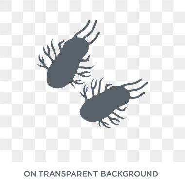 Salmonella simgesi. Trendy düz vektörel hastalıklar koleksiyonundan şeffaf arka plan üstünde kutsal kişilerin resmi Salmonella. Salmonella simge kullanımı web ve mobil için yüksek kaliteli dolu