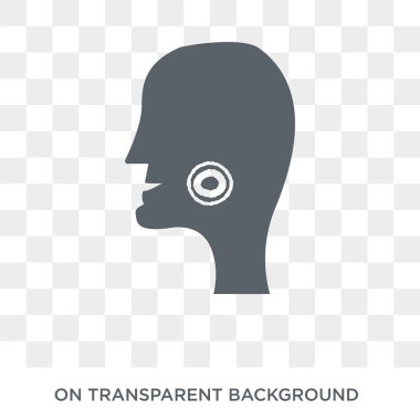 Ring worms icon. Trendy flat vector Ring worms icon on transparent background from Diseases collection. High quality filled Ring worms symbol use for web and mobile