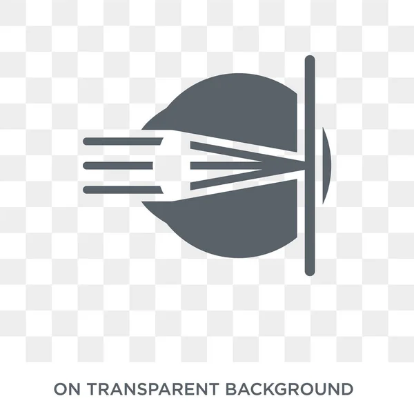 Icône Myopie Vecteur Plat Tendance Myopie Icône Sur Fond Transparent — Image vectorielle