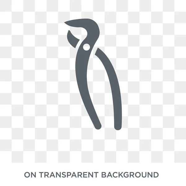 Icône Transparente Pour Les Dents Vecteur Plat Tendance Icône Blanchiment — Image vectorielle